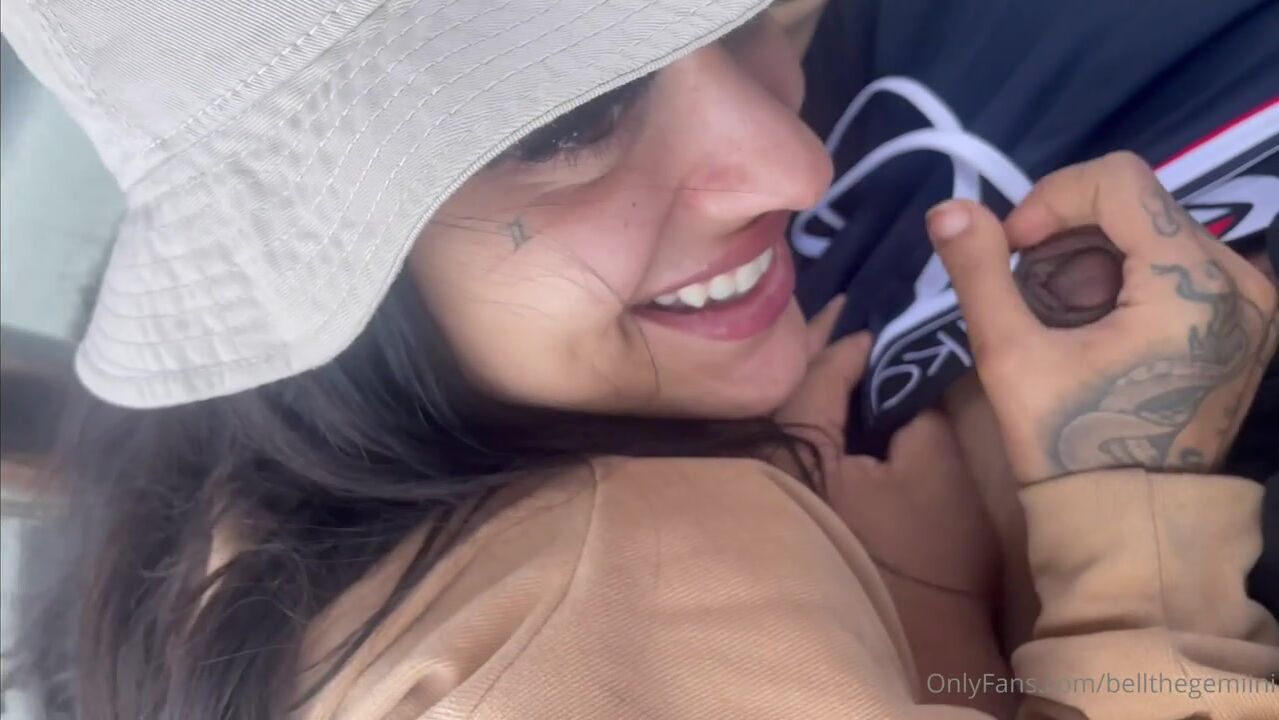 Bellthegemini Latina Sucking in public