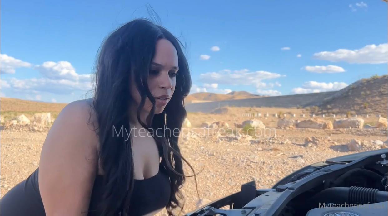 Myteacherisafreak mechanic fucks her in the car