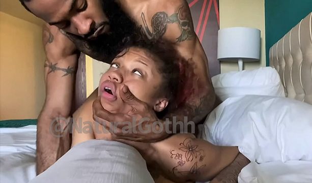 Bitch make her moan when they fuck her hard
